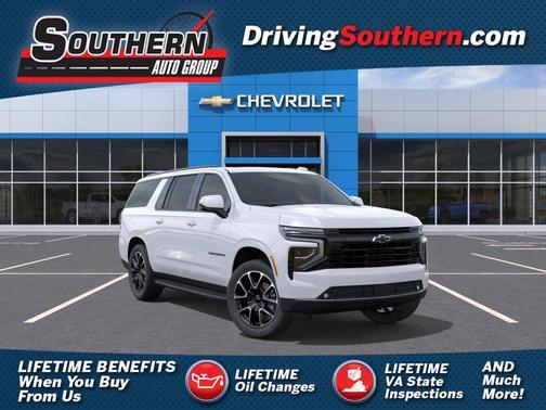 Summit White 2026 Chevrolet Suburban RST