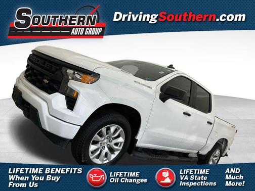 Summit White 2024 Chevrolet Silverado 1500 Custom