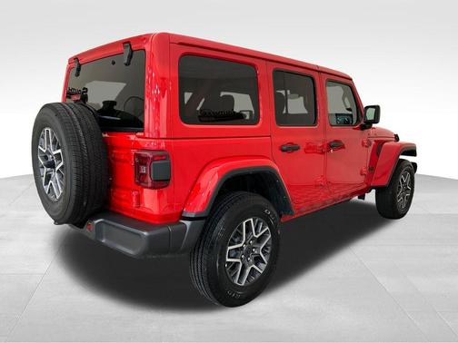 Firecracker Red Clearcoat 2025 Jeep Wrangler Sahara