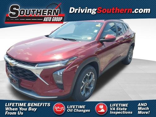 Crimson Metallic 2024 Chevrolet Trax LT