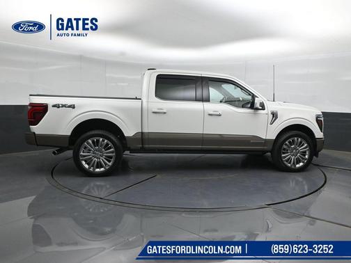 Star White Metallic Tri-Coat 2025 Ford F-150 King Ranch