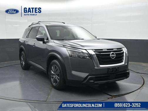 Gun Metallic 2025 Nissan Pathfinder SV 4WD