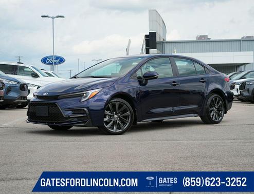 Midnight Black Metallic 2024 Toyota Corolla XSE