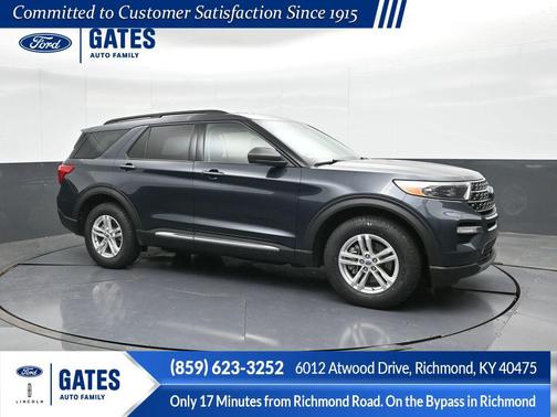 Stone Blue Metallic 2022 Ford Explorer XLT