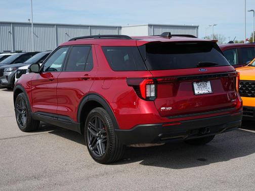 Red Metallic 2025 Ford Explorer ST-Line