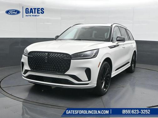 Pristine White Metallic Tri-Coat 2026 Lincoln Aviator Reserve AWD
