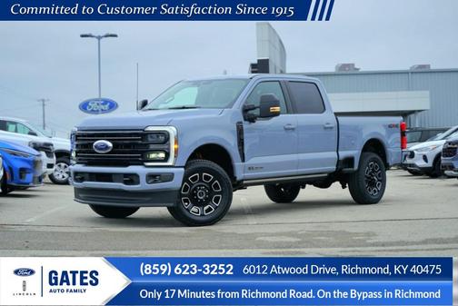 Glacier Gray Metallic Tri-Coat 2026 Ford F-250 Platinum Truck