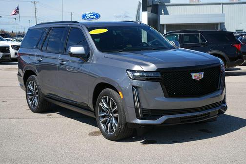 Satin Steel Metallic 2021 Cadillac Escalade Sport