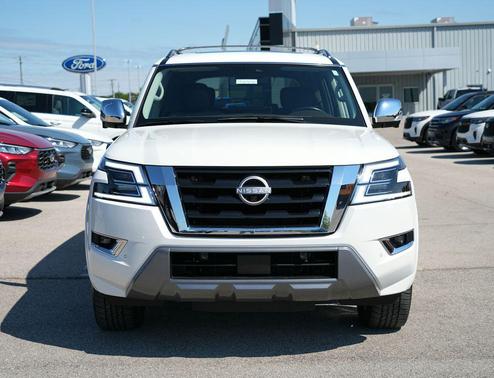 Aspen White Tricoat 2024 Nissan Armada Platinum 4WD