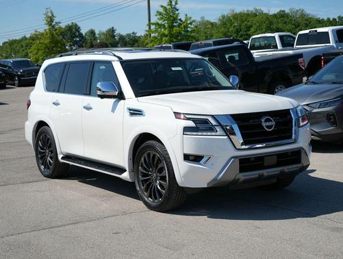 Aspen White Tricoat 2024 Nissan Armada Platinum 4WD