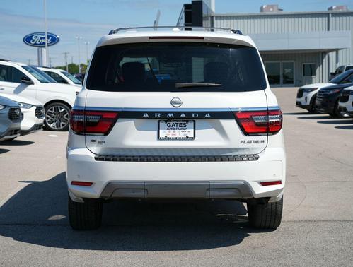 Aspen White Tricoat 2024 Nissan Armada Platinum 4WD