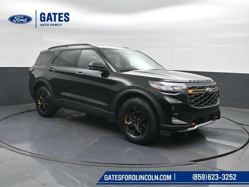 Agate Black Metallic 2026 Ford Explorer Tremor