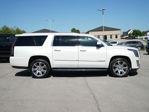 Crystal White Tricoat 2019 Cadillac Escalade ESV Luxury