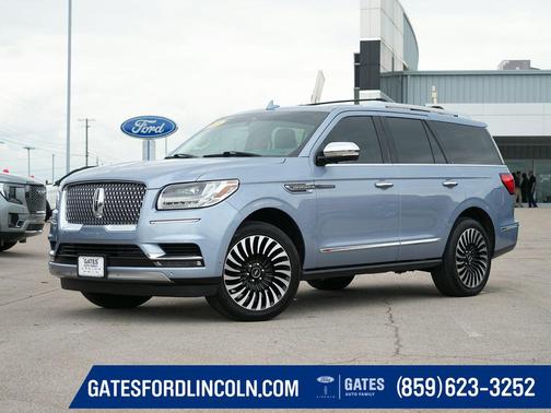 Crystal Blue Metallic 2019 Lincoln Navigator Black Label