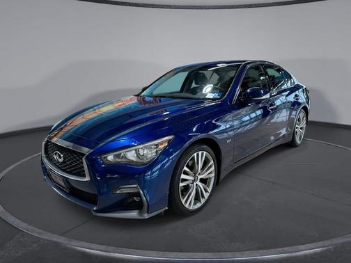 Gray 2018 INFINITI Q50 3.0t Sport