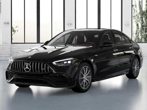Black 2026 Mercedes-Benz AMG C 43 Base 4MATIC