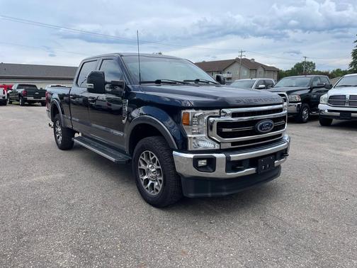 Antimatter Blue Metallic 2021 Ford F-250 Lariat