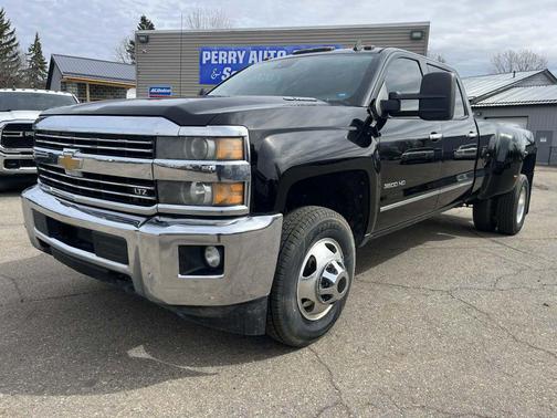 Black 2015 Chevrolet Silverado 3500 LTZ