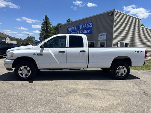 WHITE 2008 Dodge Ram 2500 SLT Quad Cab