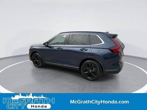 Blue 2025 Honda CR-V Hybrid Sport Touring AWD