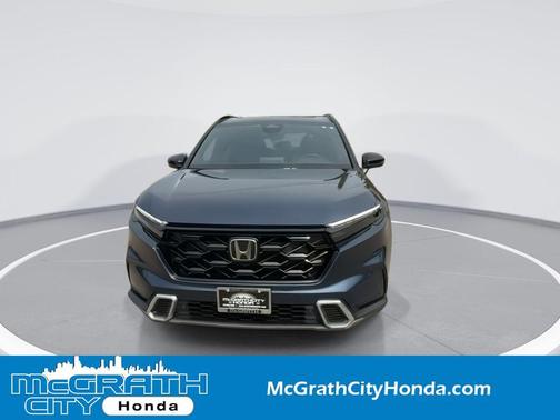Blue 2025 Honda CR-V Hybrid Sport Touring AWD