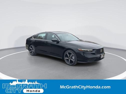 Crystal Black Pearl 2025 Honda Accord Hybrid Sport