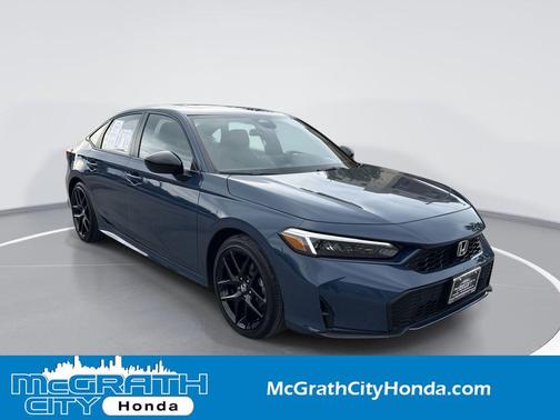Blue Lagoon Pearl 2026 Honda Civic Hybrid Sport