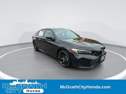 Crystal Black Pearl 2026 Honda Civic Hybrid Sport