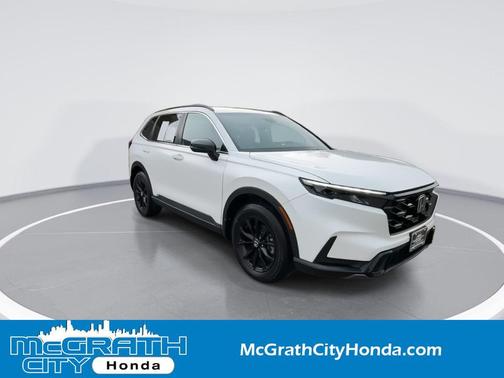 Platinum White Pearl 2024 Honda CR-V Hybrid Sport AWD