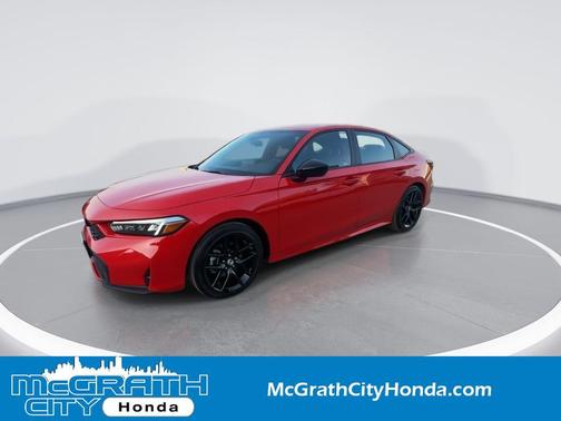 Rallye Red 2026 Honda Civic Hybrid Sport