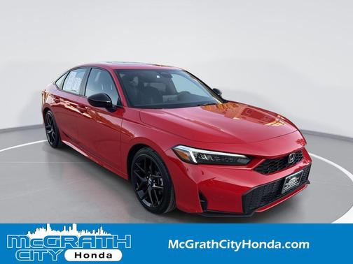 Rallye Red 2026 Honda Civic Hybrid Sport