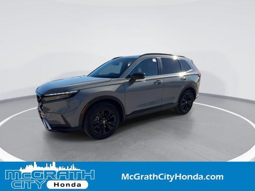 Urban Gray Pearl 2023 Honda CR-V Hybrid Sport Touring AWD