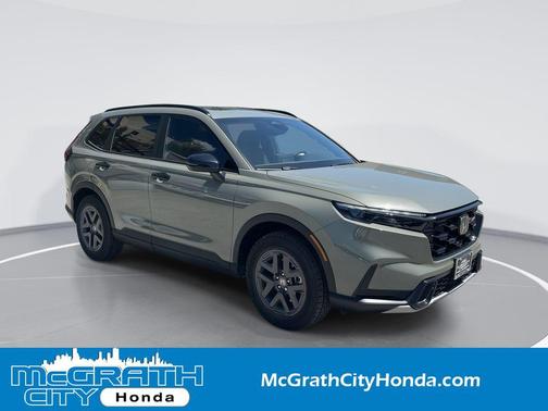 Ash Green Metallic 2026 Honda CR-V Hybrid TrailSport AWD