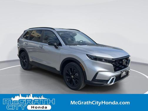 Solar Silver Metallic 2026 Honda CR-V Hybrid Sport Touring AWD