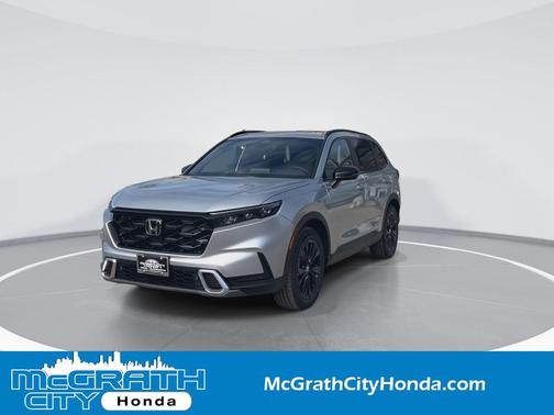 Solar Silver Metallic 2026 Honda CR-V Hybrid Sport Touring AWD