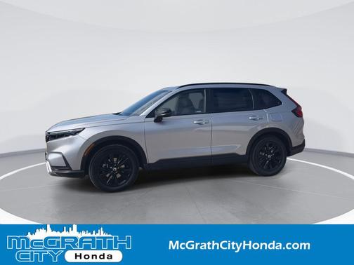 Solar Silver Metallic 2026 Honda CR-V Hybrid Sport Touring AWD