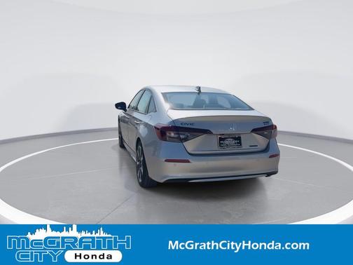 Solar Silver Metallic 2026 Honda Civic Hybrid Sport Touring