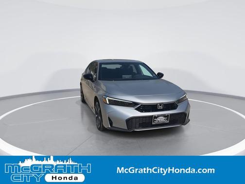 Solar Silver Metallic 2026 Honda Civic Hybrid Sport Touring