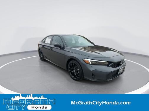 Meteorite Gray Metallic 2026 Honda Civic Hybrid Sport