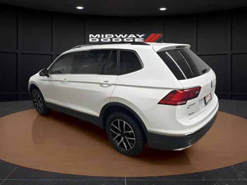 Pure White 2021 Volkswagen Tiguan 2.0T SE R-Line Black