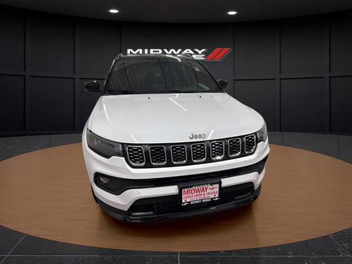 Bright White Clearcoat 2025 Jeep Compass Limited