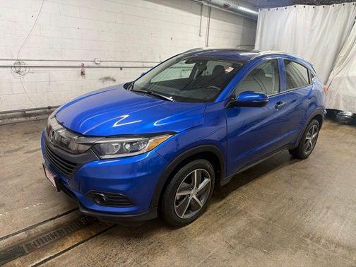 Aegean Blue Metallic 2022 Honda HR-V EX