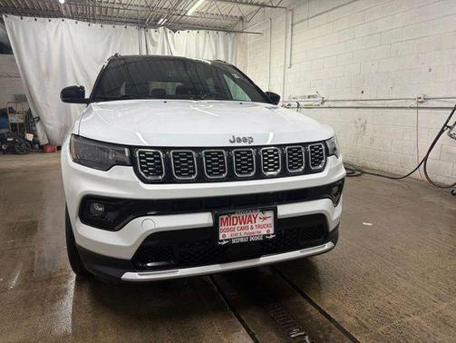 Bright White Clearcoat 2024 Jeep Compass Limited