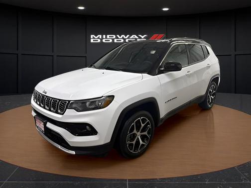 Bright White Clearcoat 2024 Jeep Compass Limited