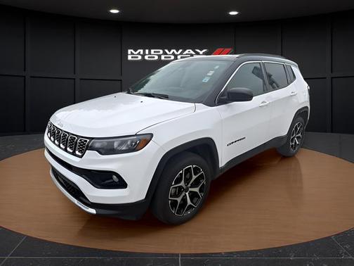Bright White Clearcoat 2025 Jeep Compass Limited