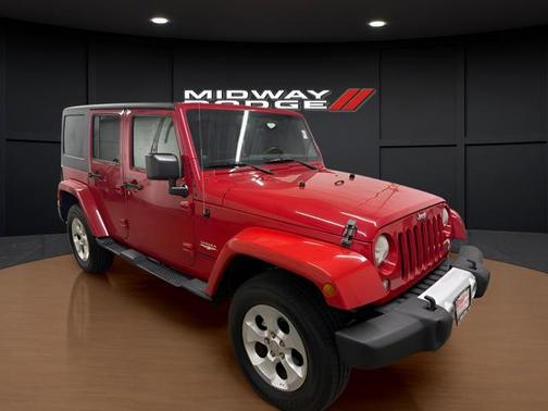 Flame Red Clearcoat 2014 Jeep Wrangler Unlimited Sahara