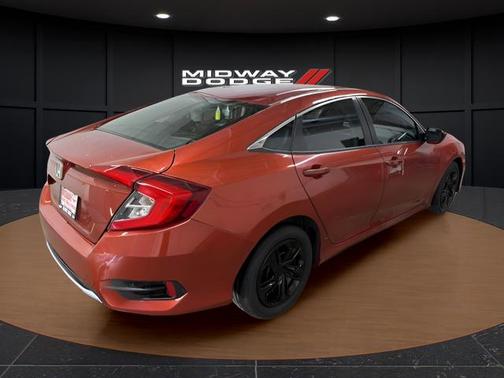 Orange 2020 Honda Civic LX