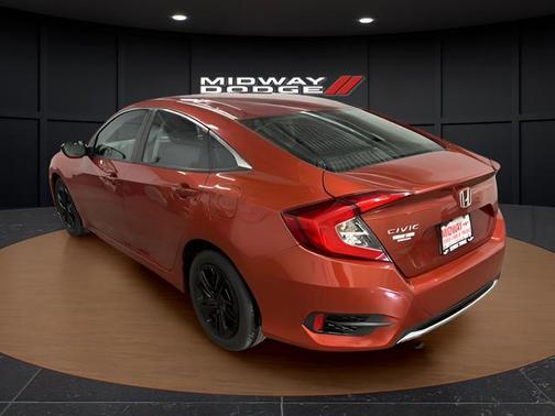 Orange 2020 Honda Civic LX