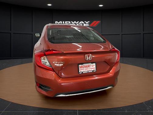 Orange 2020 Honda Civic LX