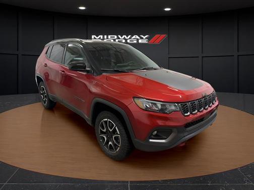 Red Hot Pearlcoat 2025 Jeep Compass Trailhawk